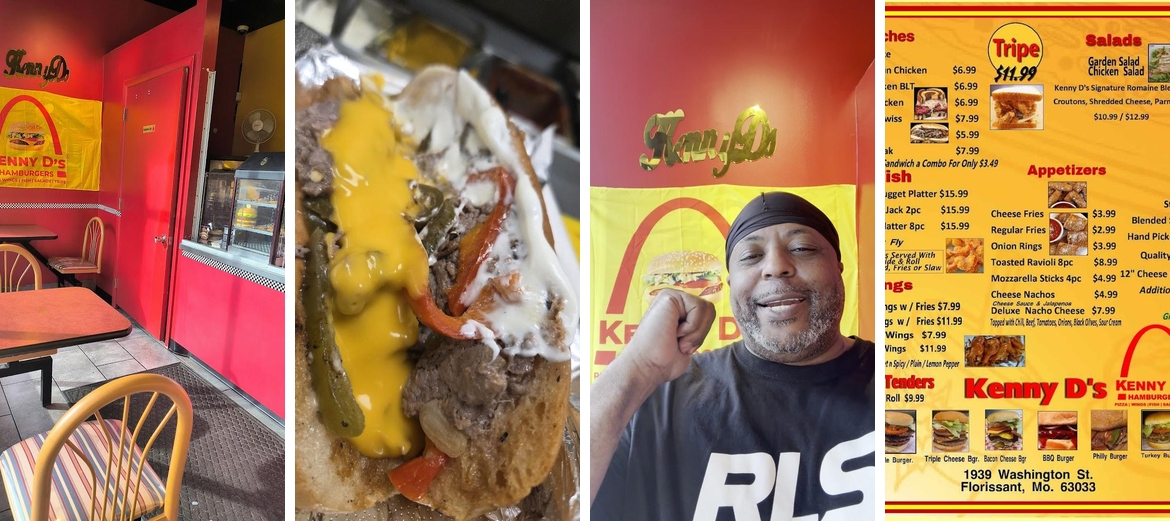 Kenny D's Carry Out Menu